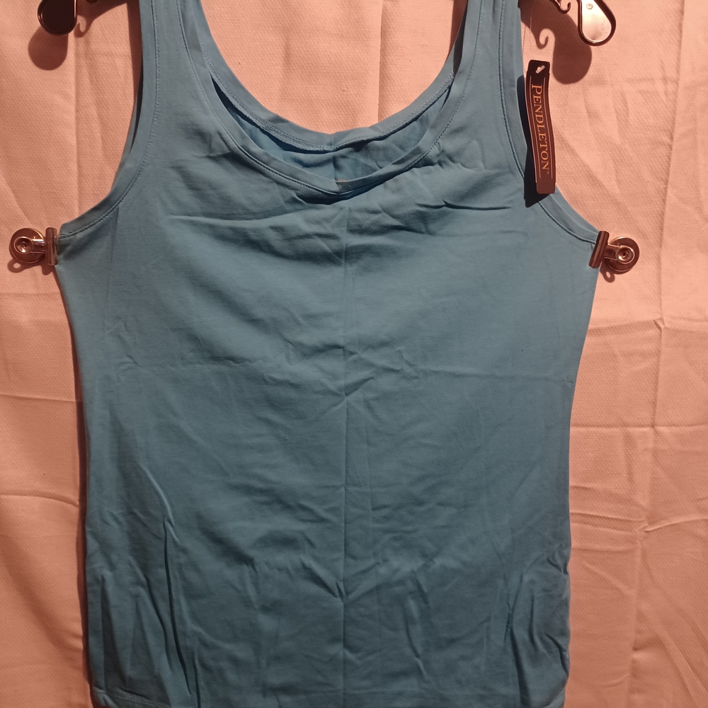 Pendleton Women's Blue Tank Top M (A)